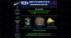 Desktop Screenshot of kdmeteorites.com